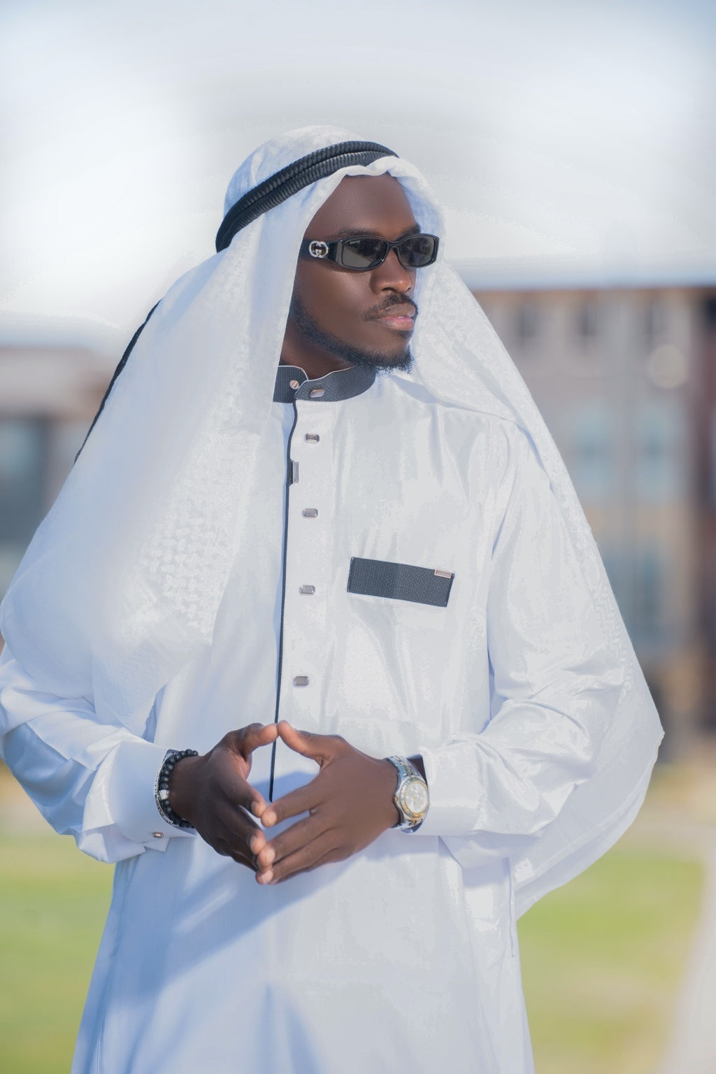 Royal Emir White Thobe