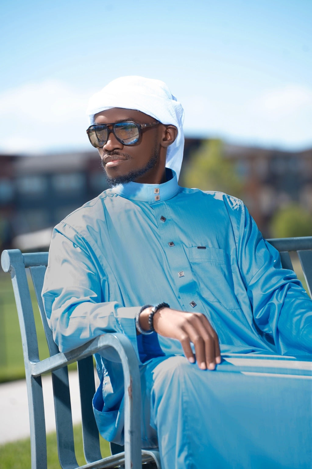 Blue Noor Premium Thobe