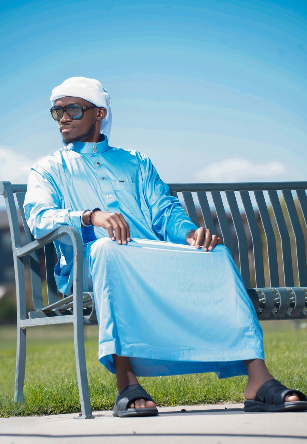 Blue Noor Premium Thobe
