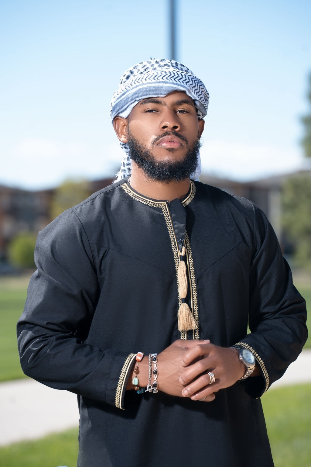 Royal Noir Thobe